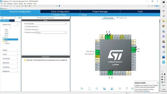 STM32CubeIDE. Программирование отладочной платы на базе полетного контроллера смотреть онлайн