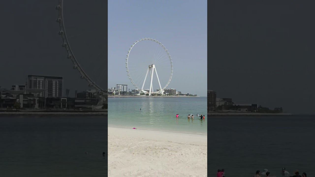 Бесплатный пляж в Дубае. Марина Бич. JBR смотреть онлайн