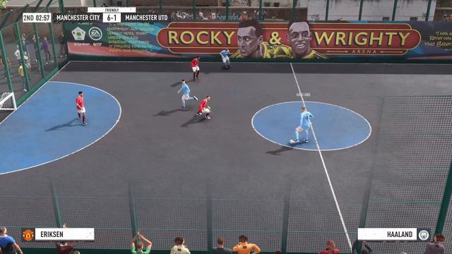 Haaland, De Bruyne, Foden vs B. Fernandes, Rashford, Eriksen - VOLTA FIFA 23 | PS5 [4K60 | HDR] смотреть онлайн