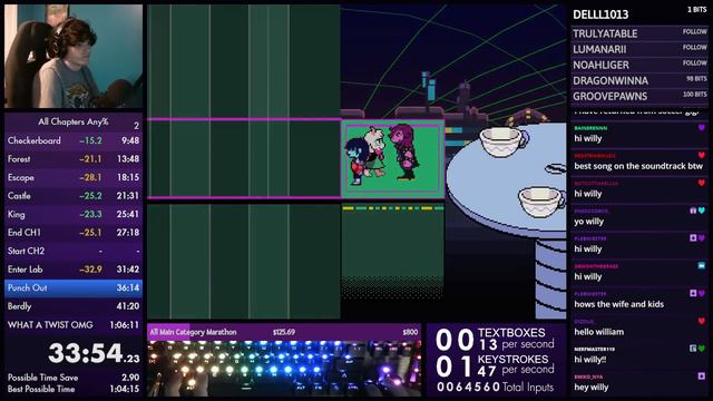 Deltarune All Chapters Speedrun in 1:04:56 смотреть онлайн