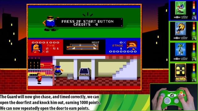 Sega Collection - Bonanza Bros - Stealing Points Achievement/Trophy смотреть онлайн