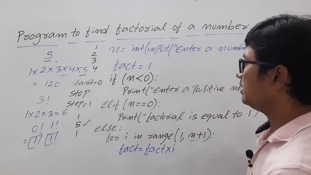L 21: FACTORIAL PROGRAM USING FOR LOOP IN PYTHON | PYTHON TUTORIALS FOR BEGINNERS смотреть онлайн