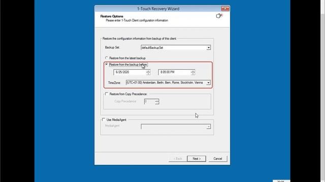 CommVault v11 Interactive Bare Metal Recovery (BMR) смотреть онлайн