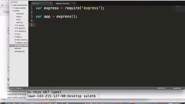 Introduction to Node.js by Saleh Hamadeh смотреть онлайн