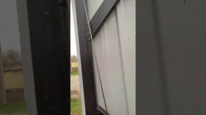 Защелка на ворота своими руками