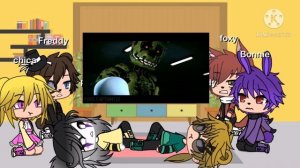 Fnaf 1 reacting to "left behind"