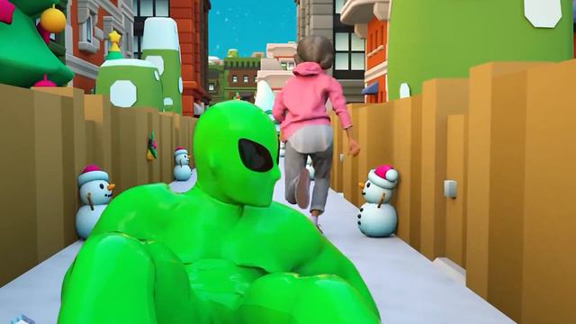 Scary Teacher 3D Bat Nick vs Green Alien vs Hunggy Wuggy vs Santa Claus - Meme Coffin Dance (COVER) смотреть онлайн