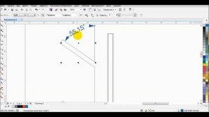 СorelDraw для начинающих. Как увеличить размер паза под углом.