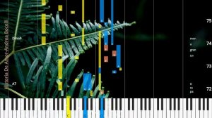 🎹Historia De Amor, Chord & Lyrics, Andrea Bocelli, Synthesia Piano