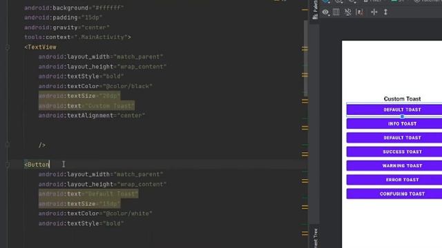 custom toast android studio | Stylish Toast | Step by Step | 4 minutes | CodeWithKhurshed смотреть онлайн