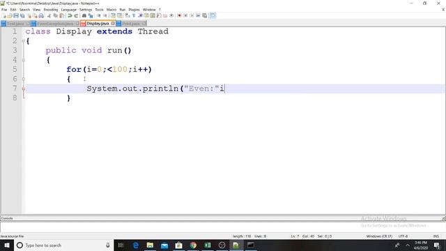 Lecture 06 - Exception and Thread смотреть онлайн