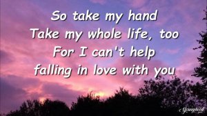 Can't Help Falling In Love - Kina Grannis