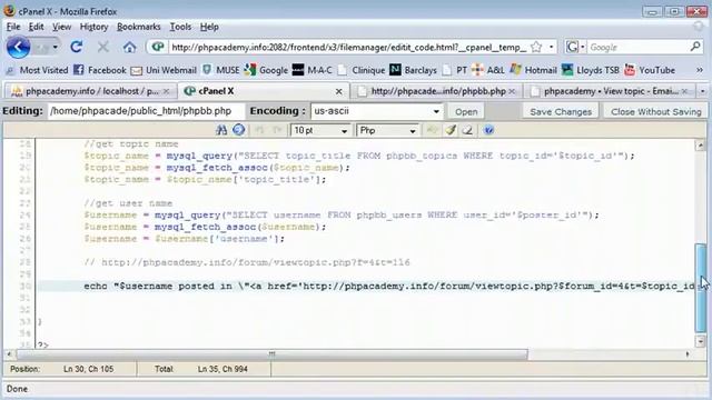 PHP Tutorials Display Recent Posts from a phpBB Forum Part 3 2 смотреть онлайн