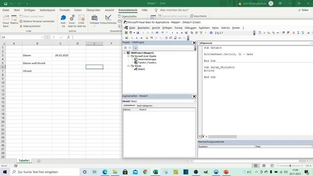 Excel VBA Datum automatisch einfügen смотреть онлайн