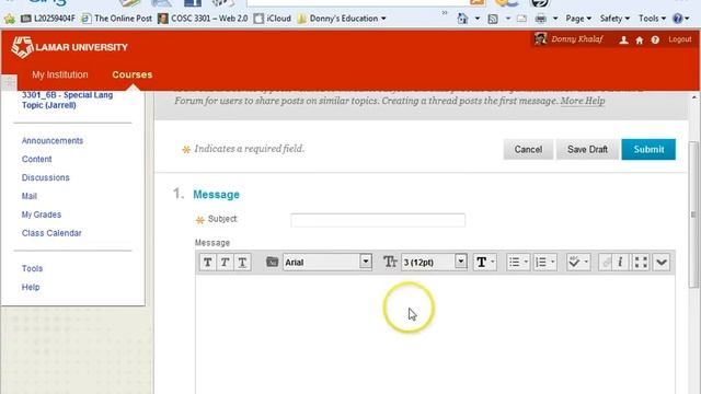 How to post on Discussion Board in Blackboard смотреть онлайн