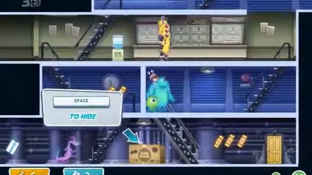 Monsters University Tic Tac Throw Gameplay Walkthrough Disney Game1 смотреть онлайн