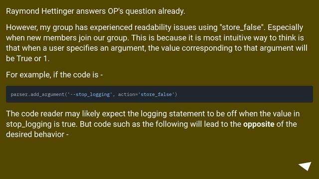 argparse store false if unspecified смотреть онлайн