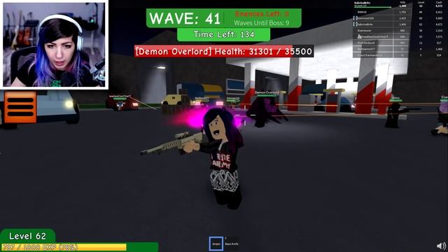 Roblox - ZOMBIE ATTACK LEVEL 100 WAVE 55!! смотреть онлайн