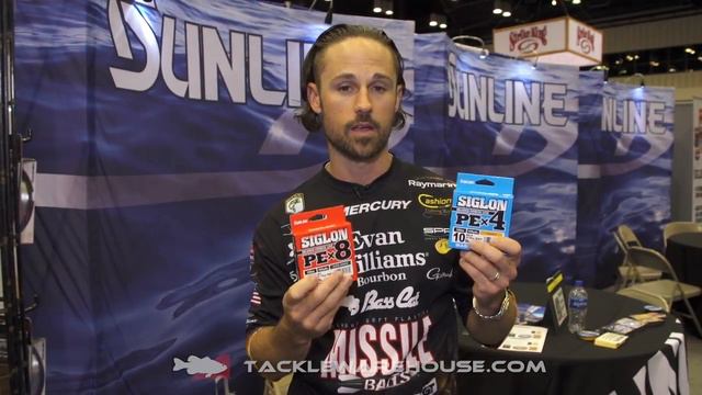 Sunline Siglon PEx4 & PEx8 Braided Line Green With John Crews | ICAST 2017