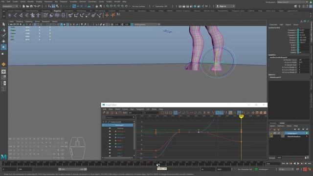 11 - Motion capture data cleaning in Maya / Чистка анимации захвата движений в Maya смотреть онлайн