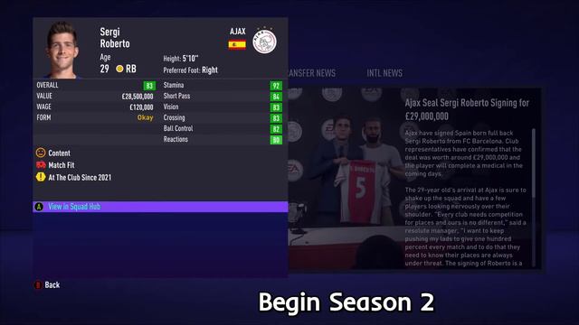 Ajax Speed Career Mode! FIFA 21 Career Mode смотреть онлайн