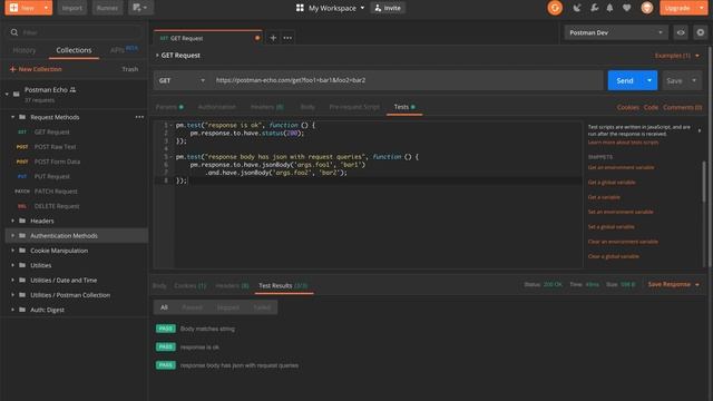 Postman Pre Request and Test Scripts Tutorial - Introduction to Postman смотреть онлайн