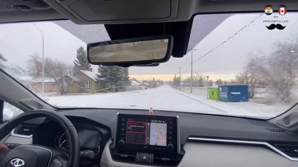 First Snowfall Of 2021 | Alberta | Canada | Car Covered In Snow | Canadian Winter | Canada Life