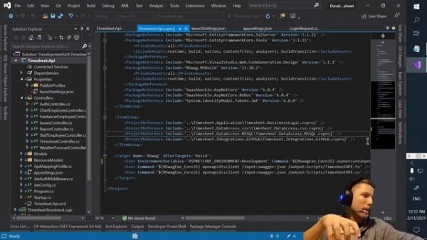 Подключаем swagger документацию в asp.net core