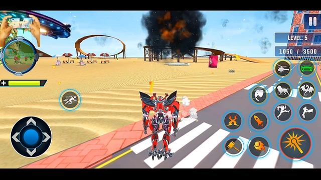 Multi Animals Robot Car Dragon Transform Game - Android GamePaly смотреть онлайн