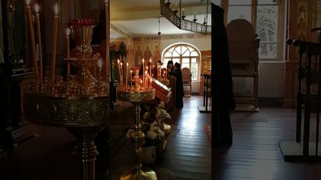 Вечерняя служба в мужском монастыре, о. Русский, Владивосток смотреть онлайн