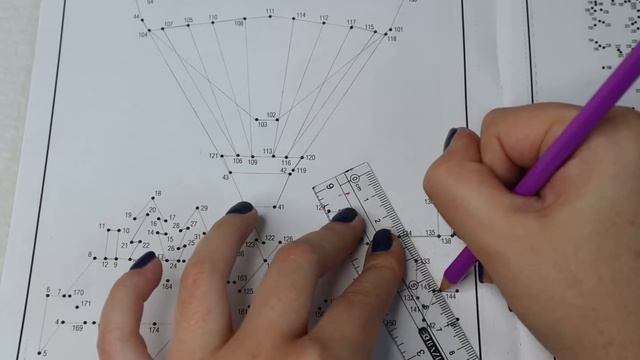 ASMR Connect the dots and color with me ?(light gum chewing) смотреть онлайн
