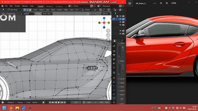 Modeling Blender Toyota Supra 2022 Ian Pribadi - Blender Eps.20 смотреть онлайн