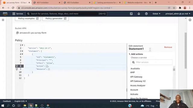 DEEPER DIVE AWS S3 | HOSTING STATIC WEBSITES | RESOLVING ERROR 404 and 403 смотреть онлайн