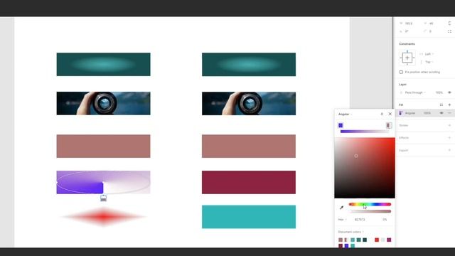 (Quick Tips) Quickly Copy Gradient and images into other shapes in figma. A HIDDEN FEATURE??? смотреть онлайн