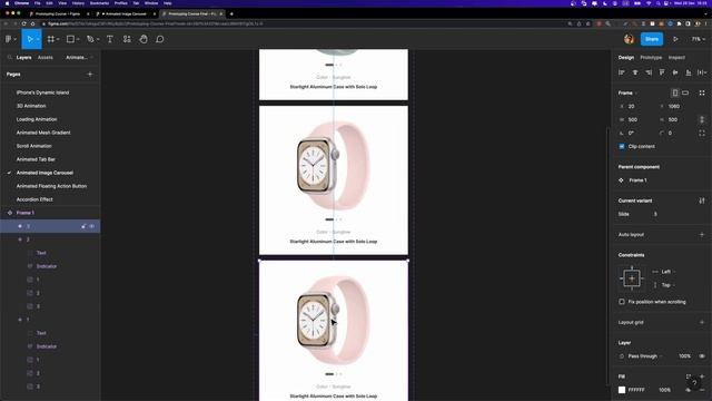 Create an Animated Image Carousel | Figma Tutorial смотреть онлайн