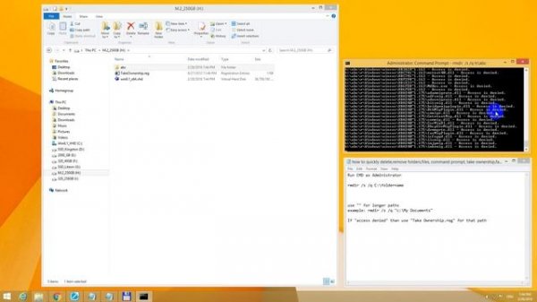 How to Delete files and folders faster (Command Prompt, rmdir /s /q)
