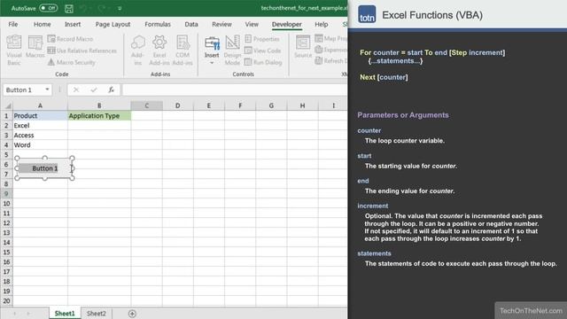 How to use a FOR Loop in Excel VBA смотреть онлайн