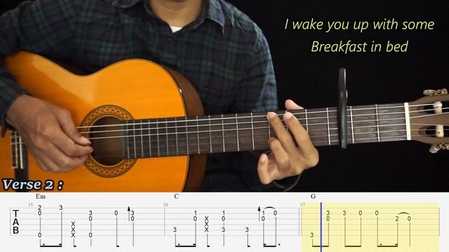 SAY YOU WON'T LET GO - James Arthur - Fingerstyle Guitar Tutorial TAB + Chords + Lyrics смотреть онлайн