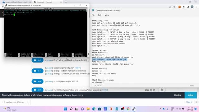How to setup free 24/7 Minecraft Java Paper 1.19 Server with oracle cloud смотреть онлайн