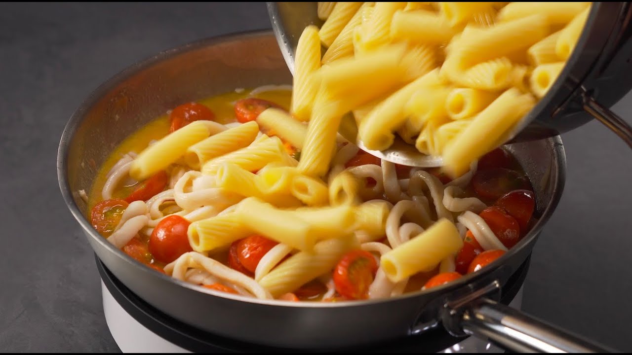 4 блюда из макарон - вкусная итальянская паста! смотреть онлайн