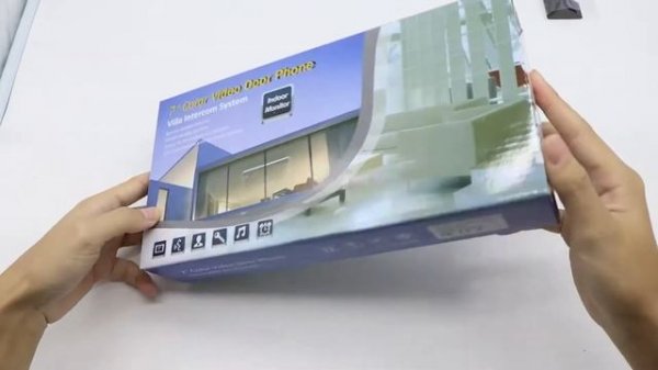 JeaTone 7 inch Video Doorbell Monitor Intercom With 1200TVL Outdoor Camera Kit