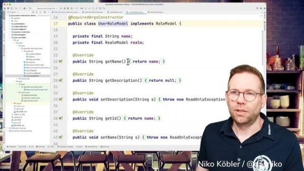 KEYCLOAK Implementing Custom User Storage Provider (in-depth) | Niko Köbler (@dasniko)
