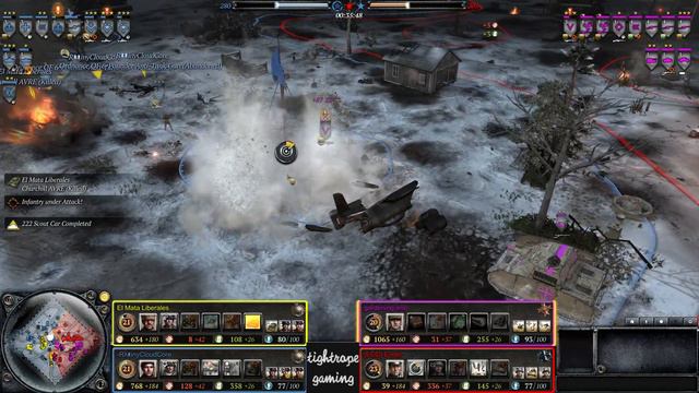 COH2 2v2 El Mata Liberales (UK) & CloudCore (UK) vs gardening lelic (OH) & Ender (OK) смотреть онлайн