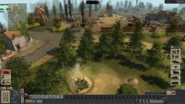 118 В Тылу Врага 2 Лис Пустыни "Бой" по сети SS Division "Totenkopf", (:Мила:) VS. Stas, EID смотреть онлайн