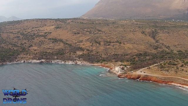 Greece , Pyrgos Dirou Greek: Πύργος Διρού Pyrgos cave Drone Aerial Video смотреть онлайн