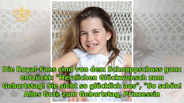 Neues Foto: Prinzessin Charlotte wird heute acht Jahre alt смотреть онлайн