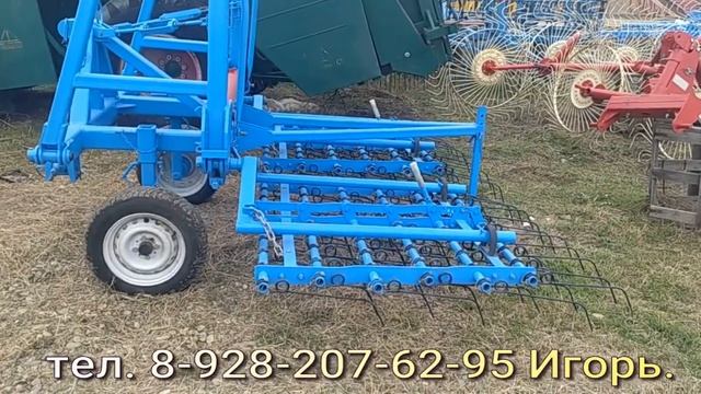 Борона пружинная БП-9. Послевсходовое боронование это про про нее. смотреть онлайн