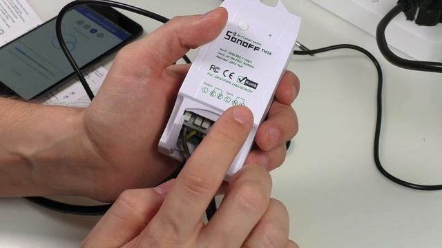 Беспроводной WiFi выключатель Sonoff TH16 от ITEAD