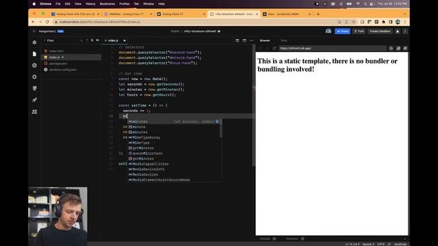 ? LIVE: Analog Clock in Webflow with Javascript смотреть онлайн