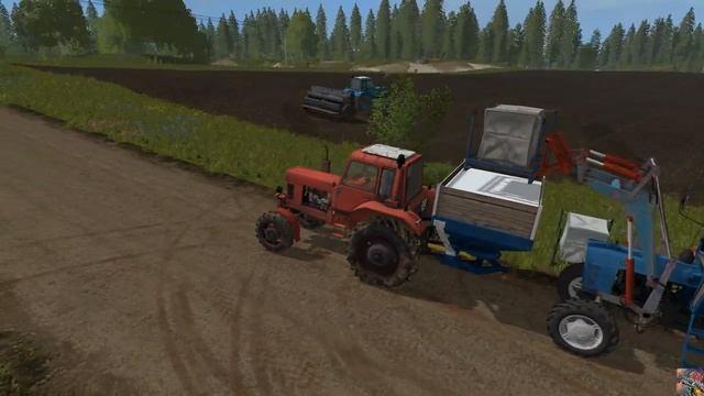 FS2017 (FS 17) - Анискино - 11 - посев и удобрение